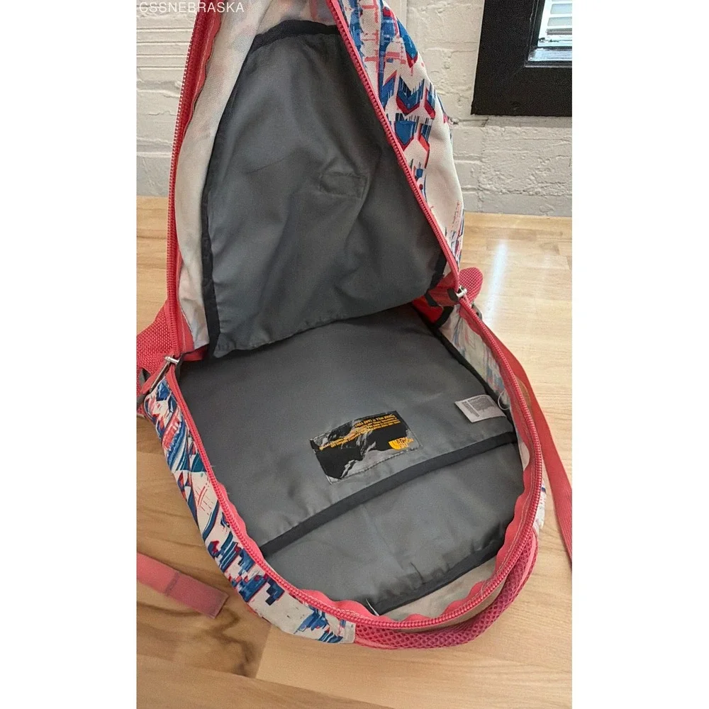 The North Face Coral Pink Geometric Jester Backpack Laptop‎ Daypack